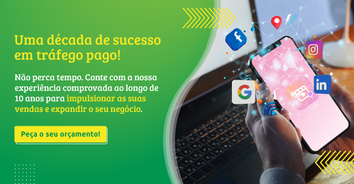 Imagem com chamada para contatar os especialistas em gestão de Tráfego Pago da agência Tupiniquim.