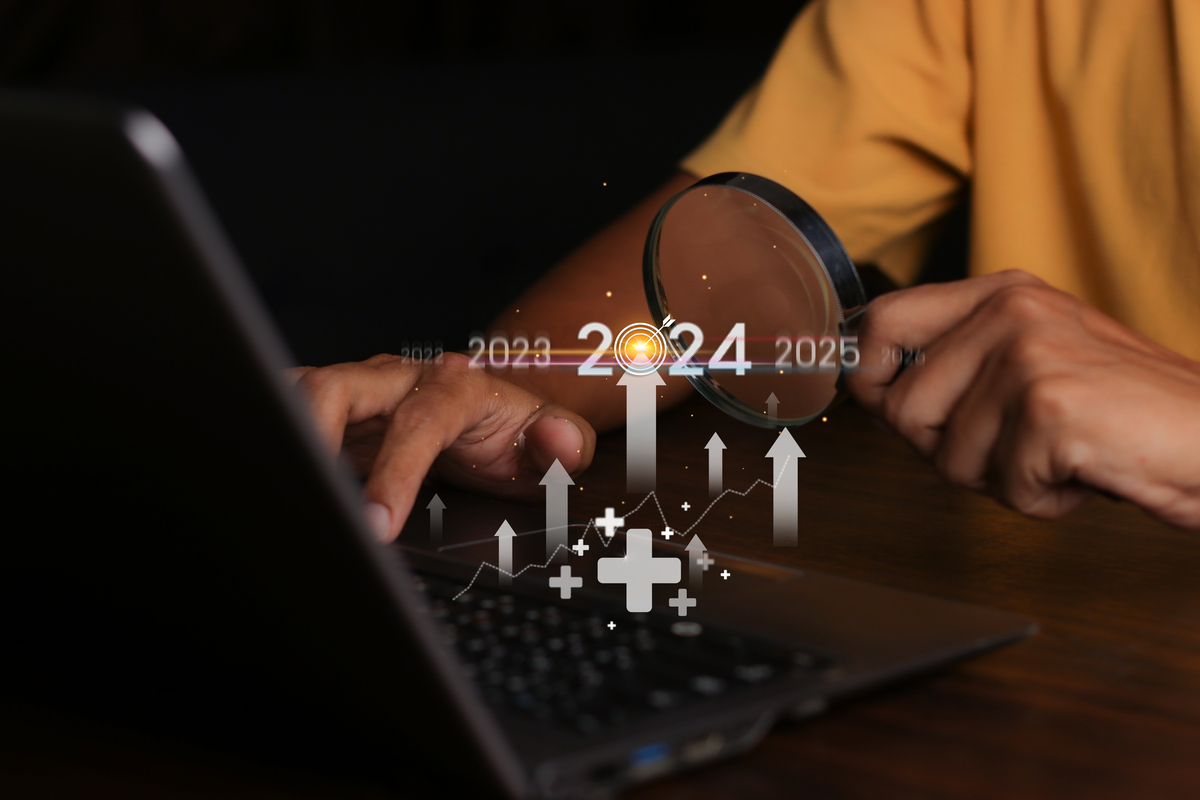 conceito de contagem regressiva para 2024