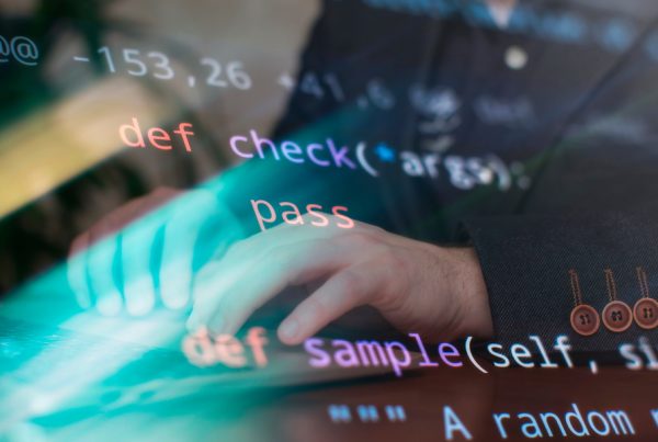 programmer developer screen. desktop pc monitor photo. it business.